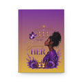 Purple & Gold Ombre Hardcover P.31 — 'Write Your Testimony' Inspirational Notebook