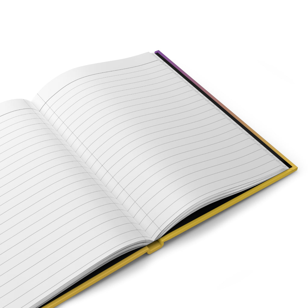 Purple & Gold Ombre Hardcover P.31 — 'Write Your Testimony' Inspirational Notebook