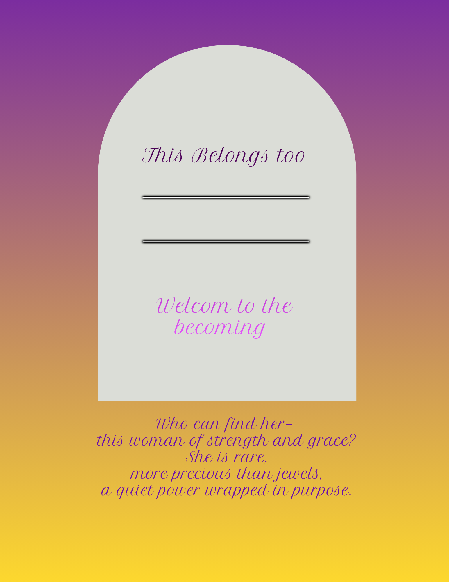 She Became — The Virtuous Woman 365-Day Scripture Journal (Digital Edition)